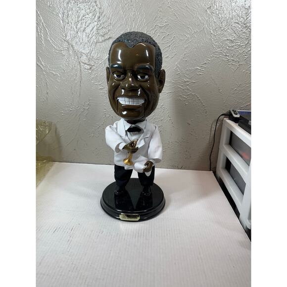 Louis Armstrong Satchmo Animated Singing Figure 19" Works Gemmy 2002 - Picture 1 of 6